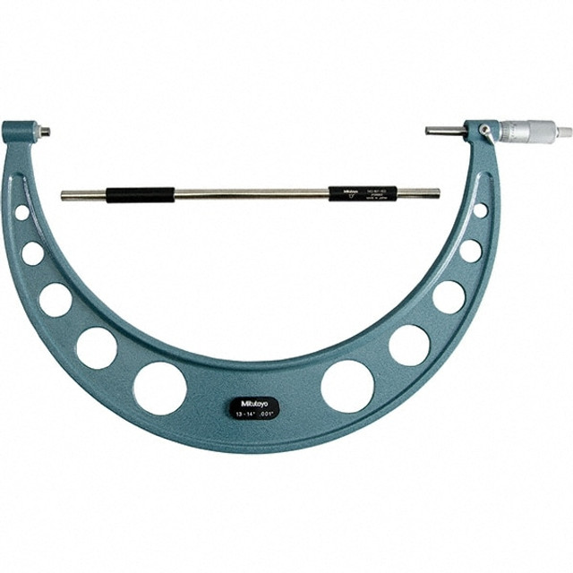 Mitutoyo 103-190 Mechanical Outside Micrometer: 14" Range, 0.001" Graduation