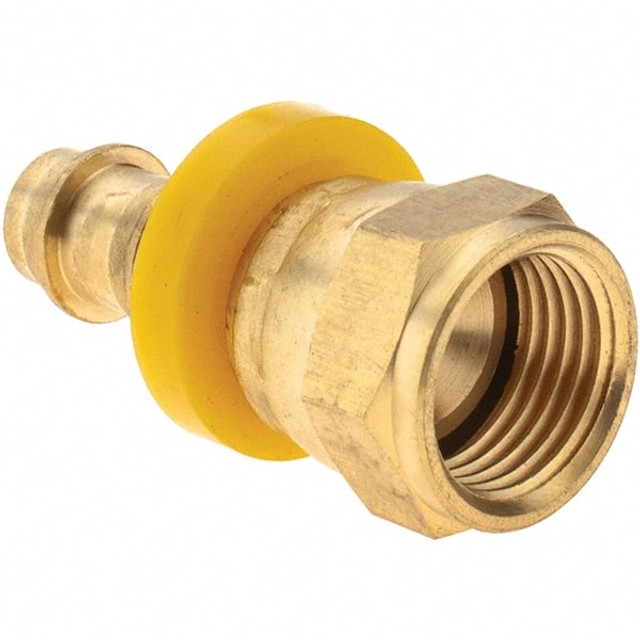 Value Collection 2752003630 Barbed Push-On Hose Female Connector: 5/8" UNF, Brass