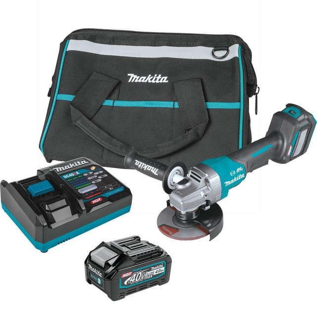 Makita GAG06M1 Corded Angle Grinder: 4-1/2 to 5" Wheel Dia, 8,500 RPM, 5/8-11 Spindle