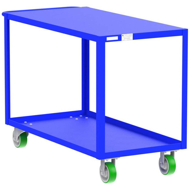 Valley Craft F89223BUPY Carts; Cart Type: Utility Shelf ; Width (Inch): 24 ; Assembly: Comes Assembled ; Material: Steel ; Length (Inch): 53 ; Load Capacity (Lb. - 3 Decimals): 2000.000