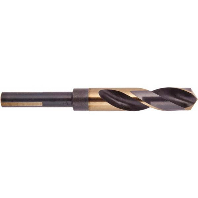 National Twist Drill 017212AW Reduced Shank Drill Bit: 45/64'' Dia, 1/2'' Shank Dia, 118 0, High Speed Steel