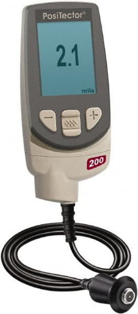 Made in USA 200C1-E 2 mil to 150 mil Monochrome LCD Coating Thickness Gage