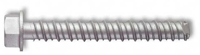 Red Head LDT-1250 Concrete & Masonry Screw: 1/2" Dia, 5" OAL