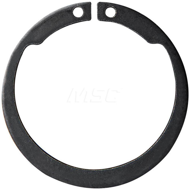 Rotor Clip SHI-59ST PA External Snap Retaining Ring: 0.559" Groove Dia, 0.594" Shaft Dia, 1060-1090 Spring Steel, Phosphate Finish