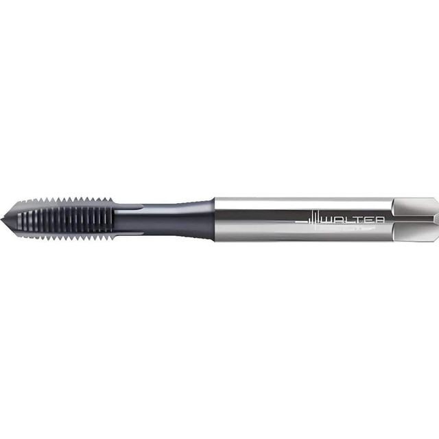 Walter-Prototyp 6149686 Spiral Point Tap: M5x0.8 Metric, 3 Flutes, Plug Chamfer, 6G Class of Fit, High-Speed Steel-E, TiCN Coated