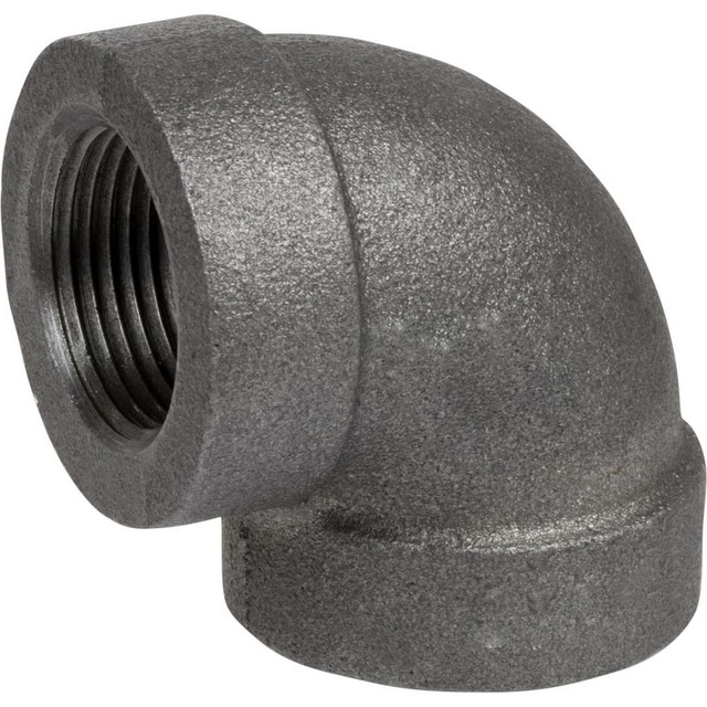 USA Industrials ZUSA-PF-20611 Black Pipe Fittings; Fitting Type: Elbow ; Fitting Size: 2-1/2" ; End Connections: NPT ; Material: Iron ; Classification: 300 ; Fitting Shape: 900 Elbow