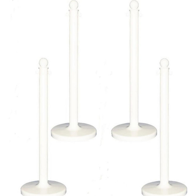 Xpress SAFETY SPBW32G14 Free Standing Post Kit: 40" High, 2" Dia, Plastic Post