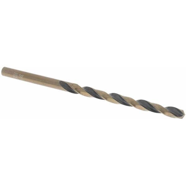 Import 20824 Mechanics Drill Bit: 0.152" Dia, 135 &deg; Point, High Speed Steel, Straight-Cylindrical Shank, Split Point