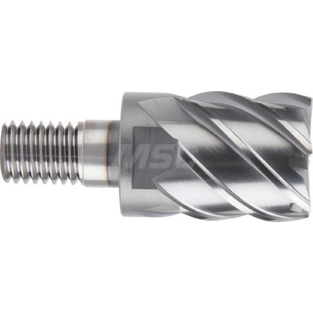 YG-1 XGMF29032 Square End Mill Heads; Mill Diameter (Decimal Inch): 0.5000 ; Length of Cut (Inch): 1/2 ; Connection Type: M6 ; Overall Length (mm): 36.0000 ; Material: Carbide ; Cutting Direction: Right Hand