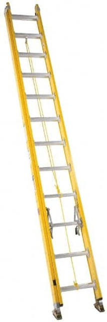 Made in USA 31536 36' High, Type IA Rating, Fiberglass Extension Ladder