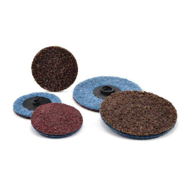 Superior Abrasives A017192 Quick-Change Disc: Type R, 2" Dia, Aluminum Oxide, Non-Woven