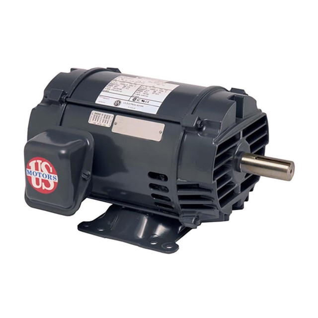 US Motors D2P1D Three Phase Premium Efficient AC Motor: TEFC Enclosure