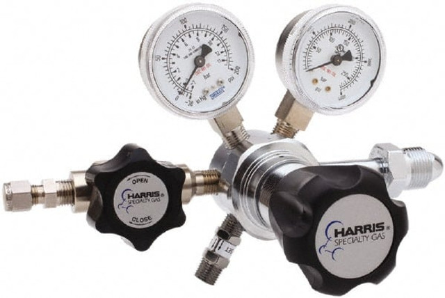 Lincoln Electric KH1135 Welding Regulators; Gas Type: Special Gas ; Maximum Inlet Pressure (psi): 30 ; Maximum Outlet Pressure: 15 psi ; CGA Inlet Connection: 580 ; Inlet Connection Type: 580