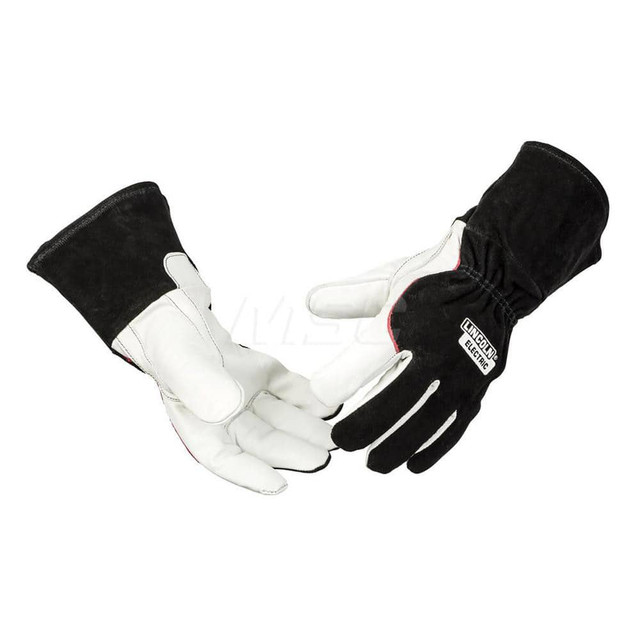 Lincoln Electric K3806-M Welding Gloves: Size Medium, Uncoated, MIG Welding Application