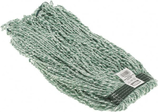 Rubbermaid FGA81306GR00 Wet Mop Pad: Quick Change, Large, Green Mop, Microfiber