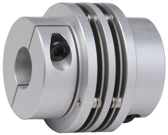 Lovejoy 68514477165 Flexible Coupling: Aluminum hubs with Stainless Steel Discs, 1/4" Pipe, 1.81" OAL
