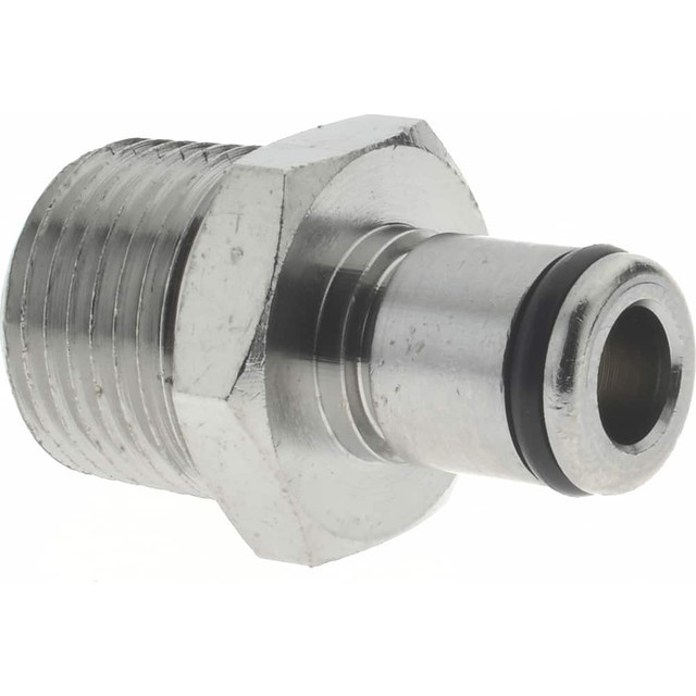 CPC Colder Products LC24006 3/8 NPT Brass, Quick Disconnect, Valved Coupling Insert