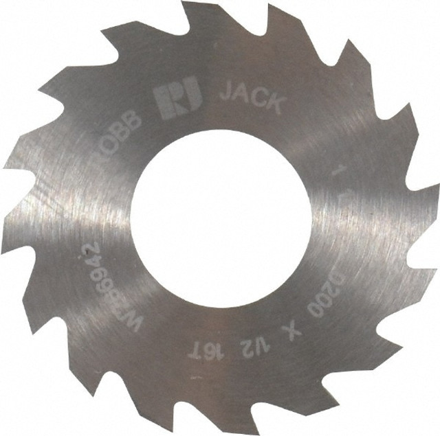 RobbJack C12-0200-16-16 Slitting & Slotting Saw: 1-1/4" Dia, 0.02" Thick, 16 Teeth, Solid Carbide