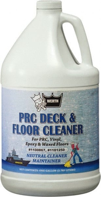 Werth Sanitary Supply 320057 Floor Cleaner: 1 gal Bottle