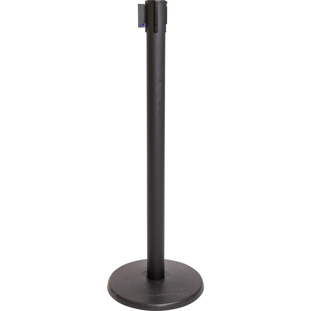 Xpress PRO PROBB10 Free Standing Barrier Post: 40" High, 2-1/2" Dia, Steel Post