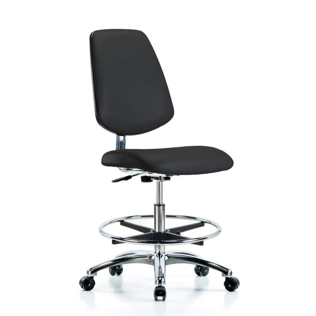 Blue Ridge Ergonomics MSC40443 Task Chair: ESD Vinyl, Black