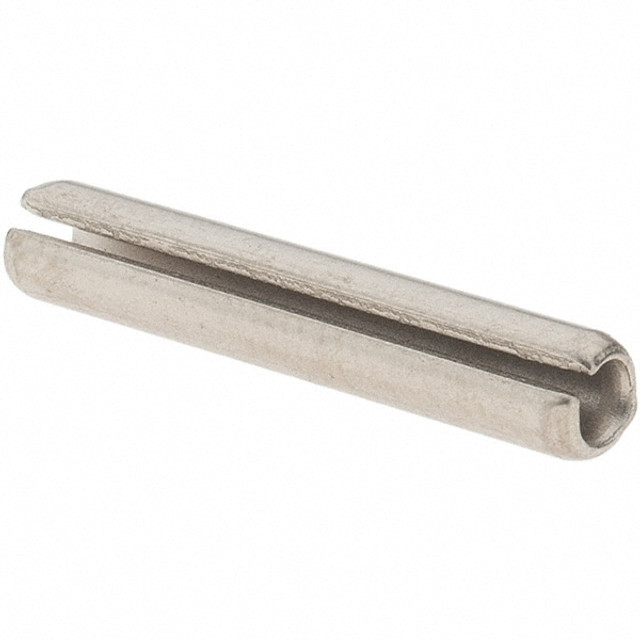 MSC C63090061 Slotted Spring Pin: 0.125" Dia, 3/4" Long, 420 Stainless Steel