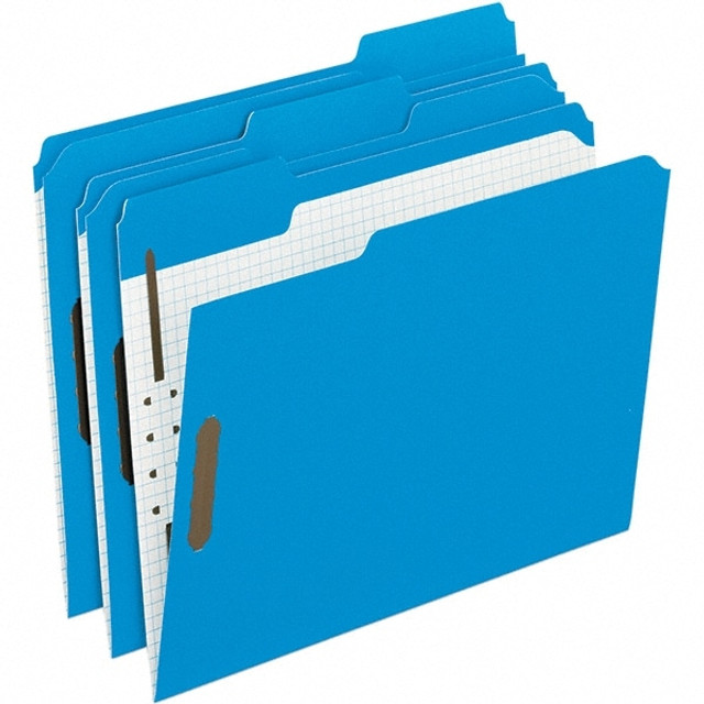 Pendaflex PFX21301 File Folders with Top Tab: Letter, Blue, 50/Pack