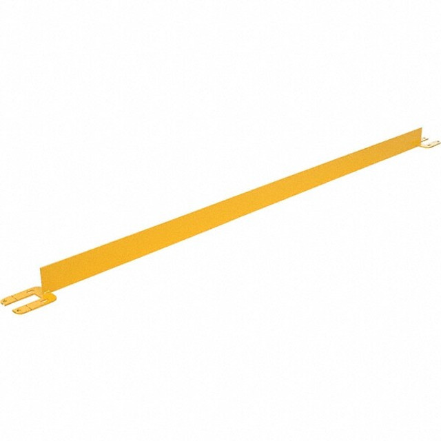 Vestil VDKR-8-TB Channel Guard Rail: Yellow, Steel