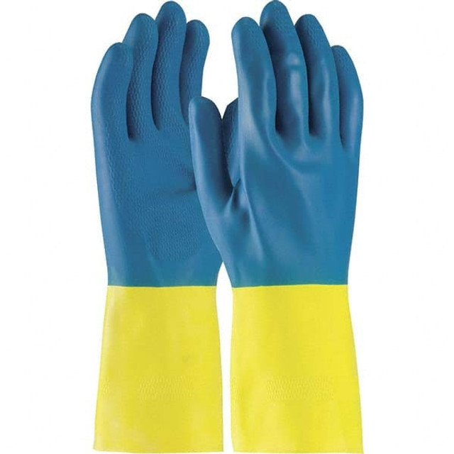 PIP 52-3671/S Chemical Resistant Gloves: Small, 28 mil Thick, Neoprene Over Latex, Unsupported