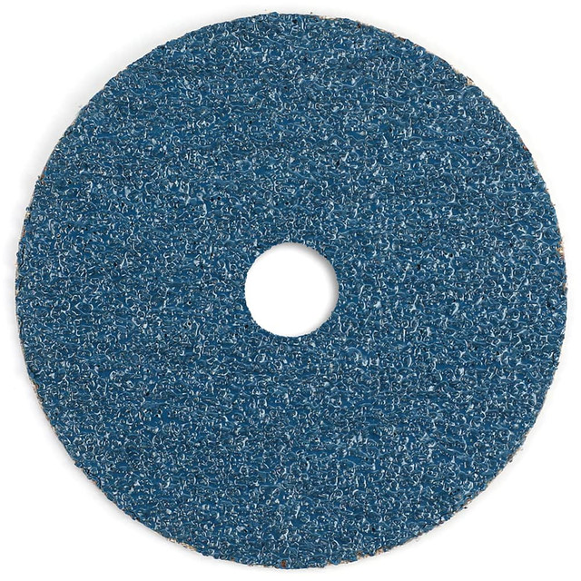 Superior Abrasives A008824 Fiber Disc:  4-1/2" Disc Dia, 7/8" Hole, Arbor Hole, 80 Grit, Zirconia Alumina