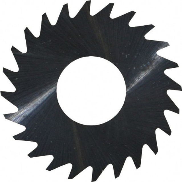 RobbJack C10-0040-12-24 Slitting & Slotting Saw: 1" Dia, 0.004" Thick, 24 Teeth, Solid Carbide