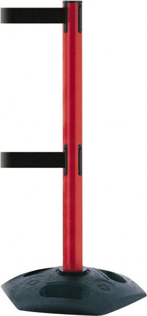 Tensator 886T2-21-STD-B9 4 Way Stanchion: 38" High, Octagon Base