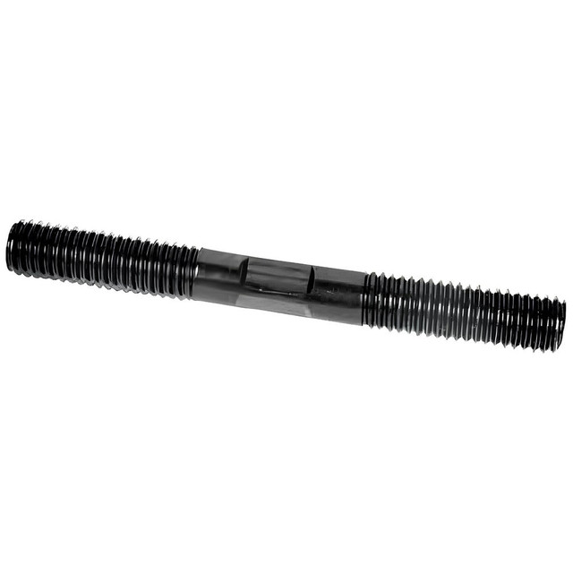 Value Collection B7S037C350 Fully Threaded Stud: 3/8-16 Thread, 3-1/2" OAL