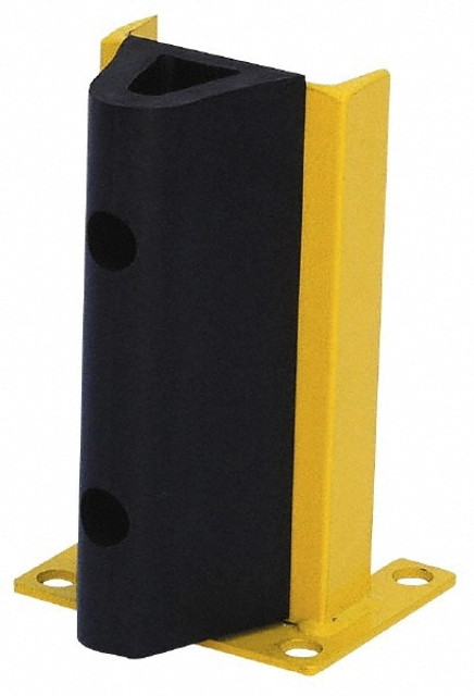 Vestil G8-36-B Rack & Machinery Guards; Rack Guard Type: Structural w/Rubber Bumper ; Material: Steel ; Material: Steel ; Overall Height: 36in ; Opening Depth: 4in ; Color: Yellow