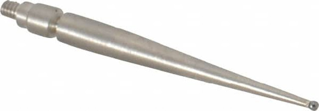 Mitutoyo 136291 Test Indicator Ball Contact Point: 0.0394" Ball Dia, 1.2" Contact Point Length, Steel