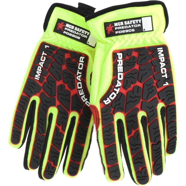 MCR Safety PD2906S General Purpose Work Gloves: Small, Polyurethane Coated, Synthetic