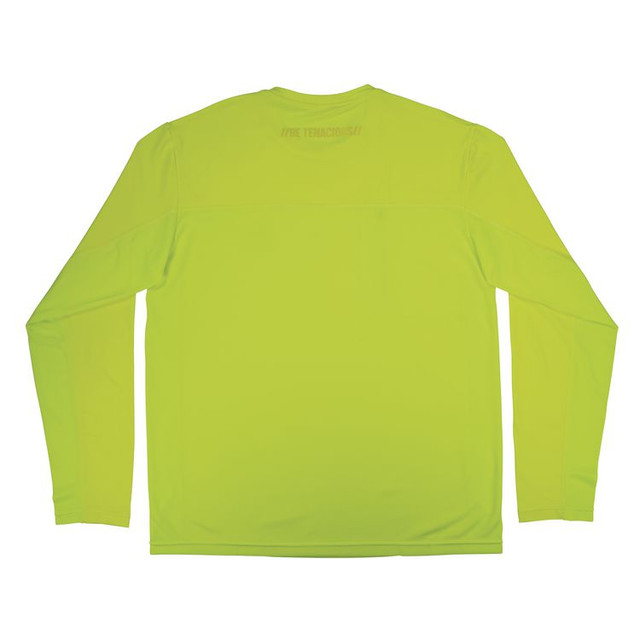 TENACIOUS HOLDINGS, INC. ergodyne® 12142 Chill-Its 6689 Cooling Long Sleeve Sun Shirt with UV Protection, Small, Lime