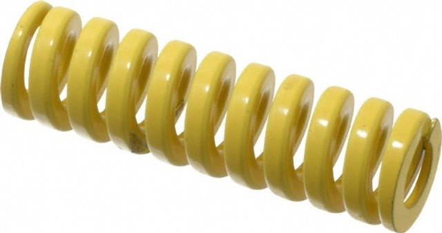 Dayton Lamina 9-1210-36 Die Spring: 3/4" Hole Dia, 3/8" Rod Dia, 2-1/2" Free Length, Yellow