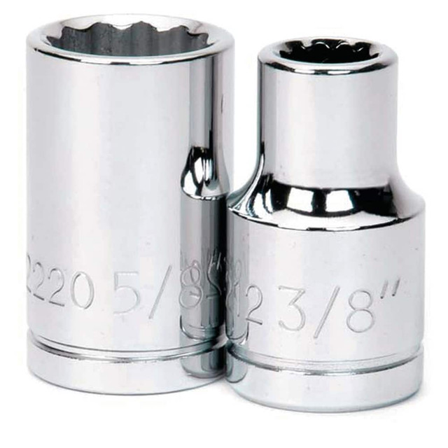 Williams JHW32148 Hand Sockets; Socket Type: Standard ; Drive Size: 1/2 ; Drive Style: Square ; Number Of Points: 6 ; Overall Length (Inch): 1-31/32in ; Overall Length (Decimal Inch): 1.968