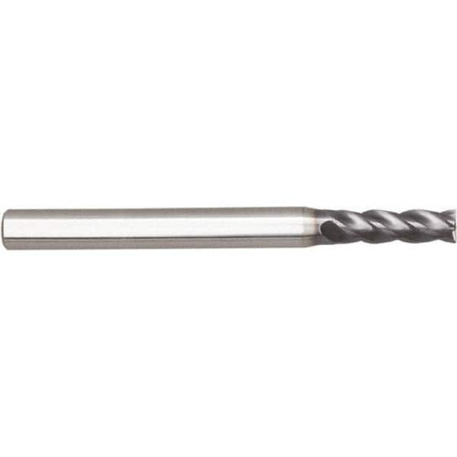 Niagara Cutter 03084074 Corner Radius End Mill: 0.2188" Dia, 7/32" LOC, 0.02" Radius, 4 Flutes, Solid Carbide