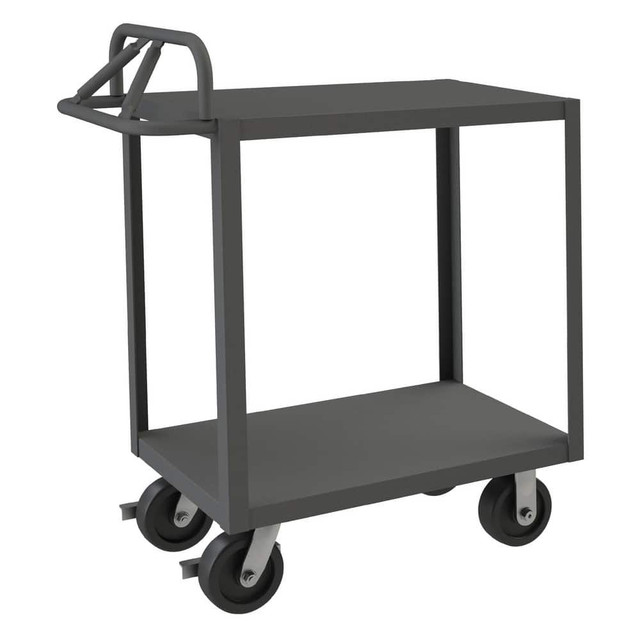 Durham RSCE-1836-2-3.6 Service Utility Cart: Steel, Gray