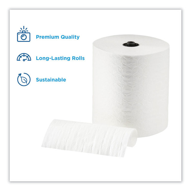 GEORGIA PACIFIC Professional 89410 enMotion Paper Towels, 1-Ply, 8.25" x 420 ft, White, 6 Rolls/Carton