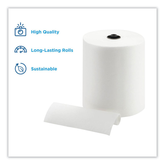 GEORGIA PACIFIC Professional 89430 EPA Compliant Paper Towel, 8.25" x 700 ft, White, 6 Packs/Carton