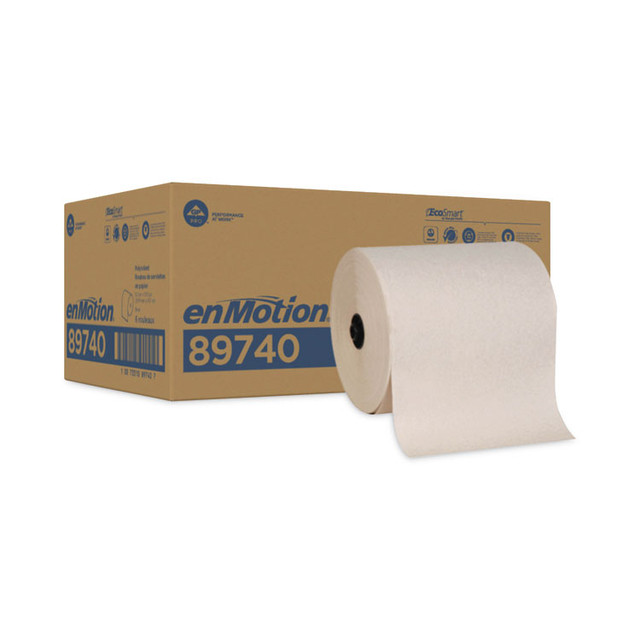 GEORGIA PACIFIC Professional 89740 enMotion Flex Paper Towel Roll, 1-Ply, 8.2" x 550 ft, Brown, 6 Rolls/Carton