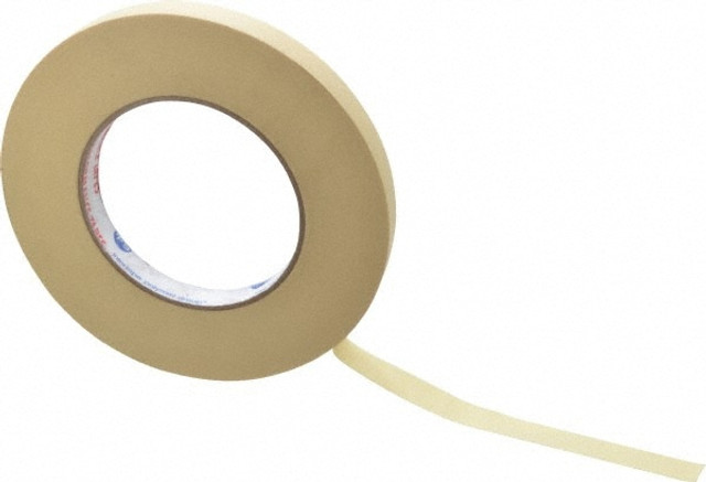 Intertape PG21..8 Masking Tape: 12 mm Wide, 60 yd Long, 7.3 mil Thick, Tan