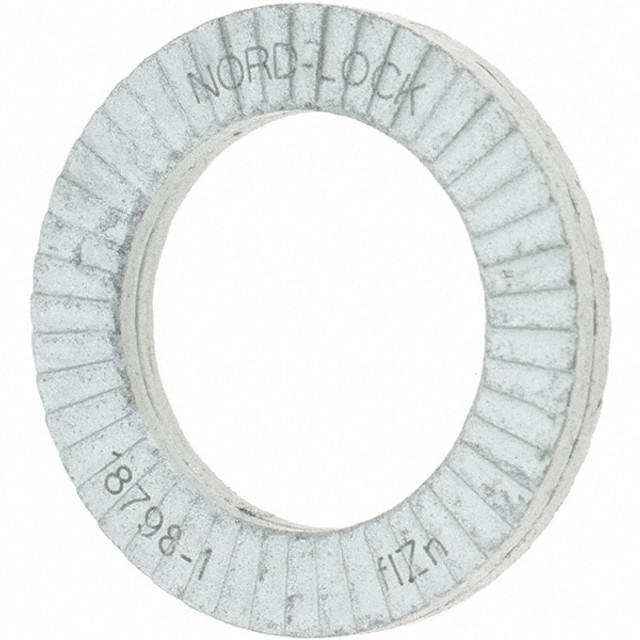 Value Collection A98002 Wedge Lock Washer: 0.7677" OD, 0.5197" ID, Grade 2, Zinc-Plated