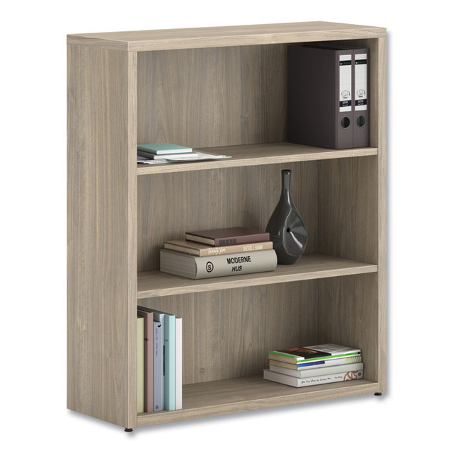 HON COMPANY 105533LKI1 10500 Series Laminate Bookcase, Three Shelves, 36" x 13" x 43.75", Kingswood Walnut