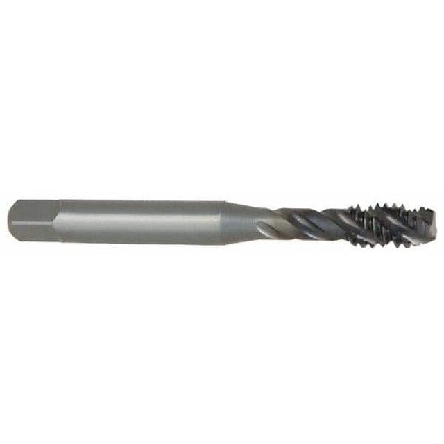 OSG 1762301 Spiral Flute Tap: 9/16-18 UNF, 3 Flutes, Modified Bottoming, 3B Class of Fit, Vanadium High Speed Steel, Oxide Coated