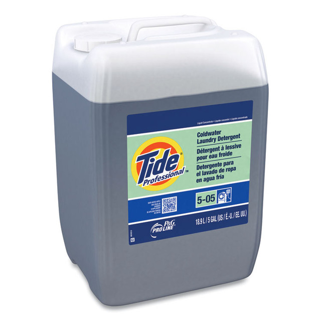 PROCTER & GAMBLE Tide® Professional™ 70674 Coldwater Laundry Detergent, Tide Original Scent, 5 gal Closed-Loop Plastic Container