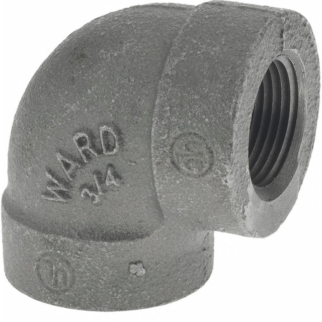 Anvil 0310500806 Black 90 &deg; Elbow: 3/4", 300 psi, Threaded